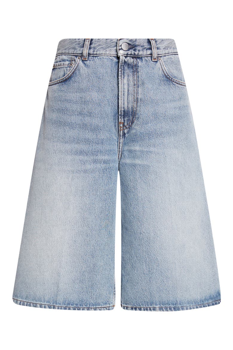 Organic Cotton Denim Bermuda Shorts, Alternate, color, TRUE VINTAGE