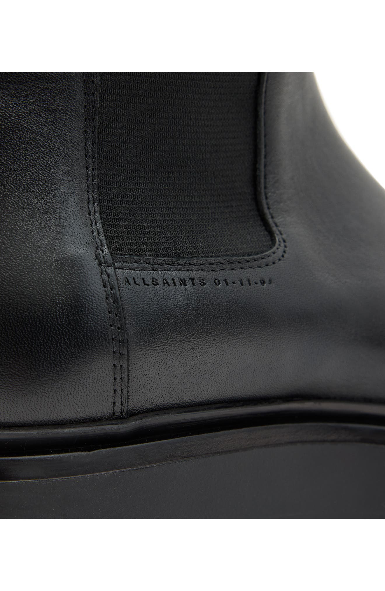 AllSaints Mona Tall Chelsea Boot, Alternate, color, 