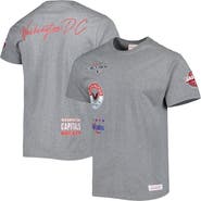 Mitchell & Ness Men's Mitchell & Ness Heather Gray Washington Capitals City Collection T-Shirt