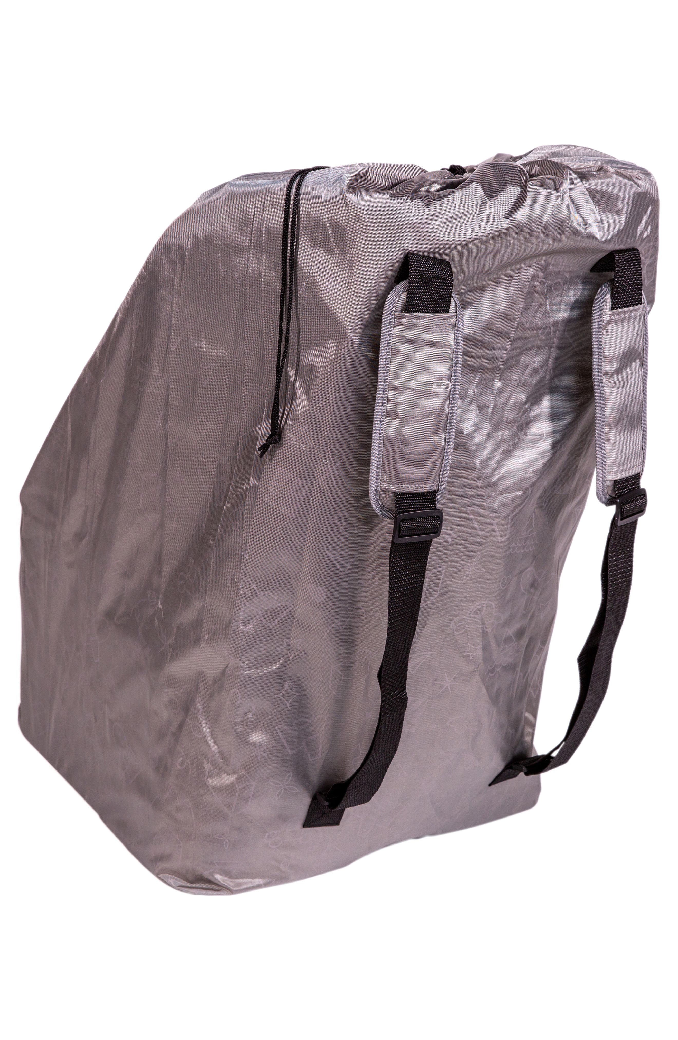 J.L. Childress Deluxe Gate Check Travel Bag for Car Seats, Alternate, color, Grey