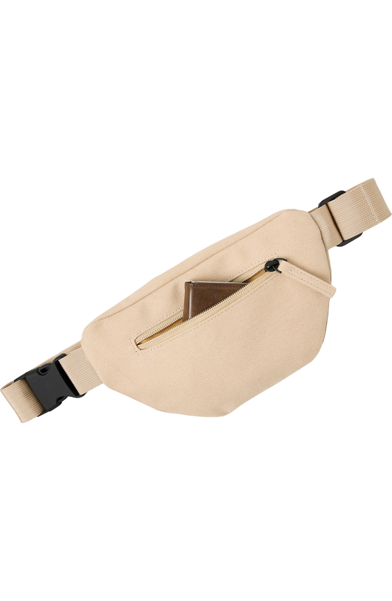 8000Kicks Hemp Fanny Pack, Alternate, color, Beige