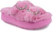 ZIGIny Fly Faux Fur Platform Slide Sandal