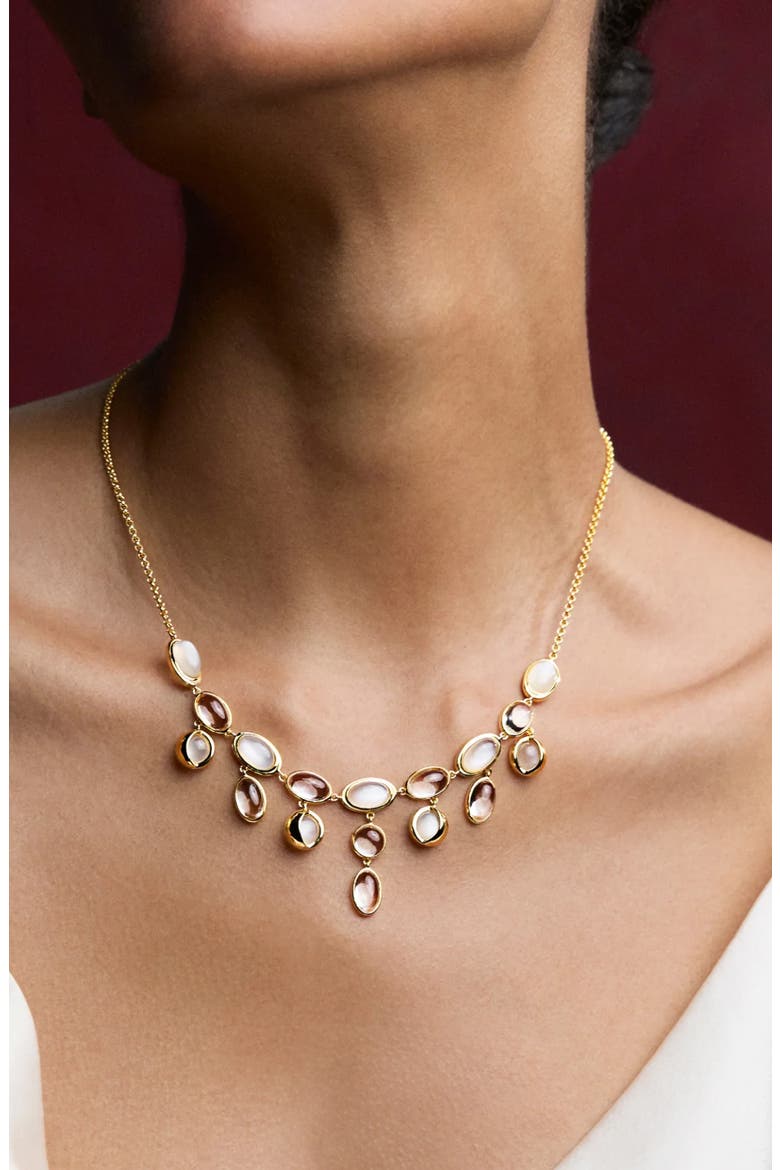 Midnight Reflection Collar Necklace, Alternate, color, 14K GOLD VERMEIL
