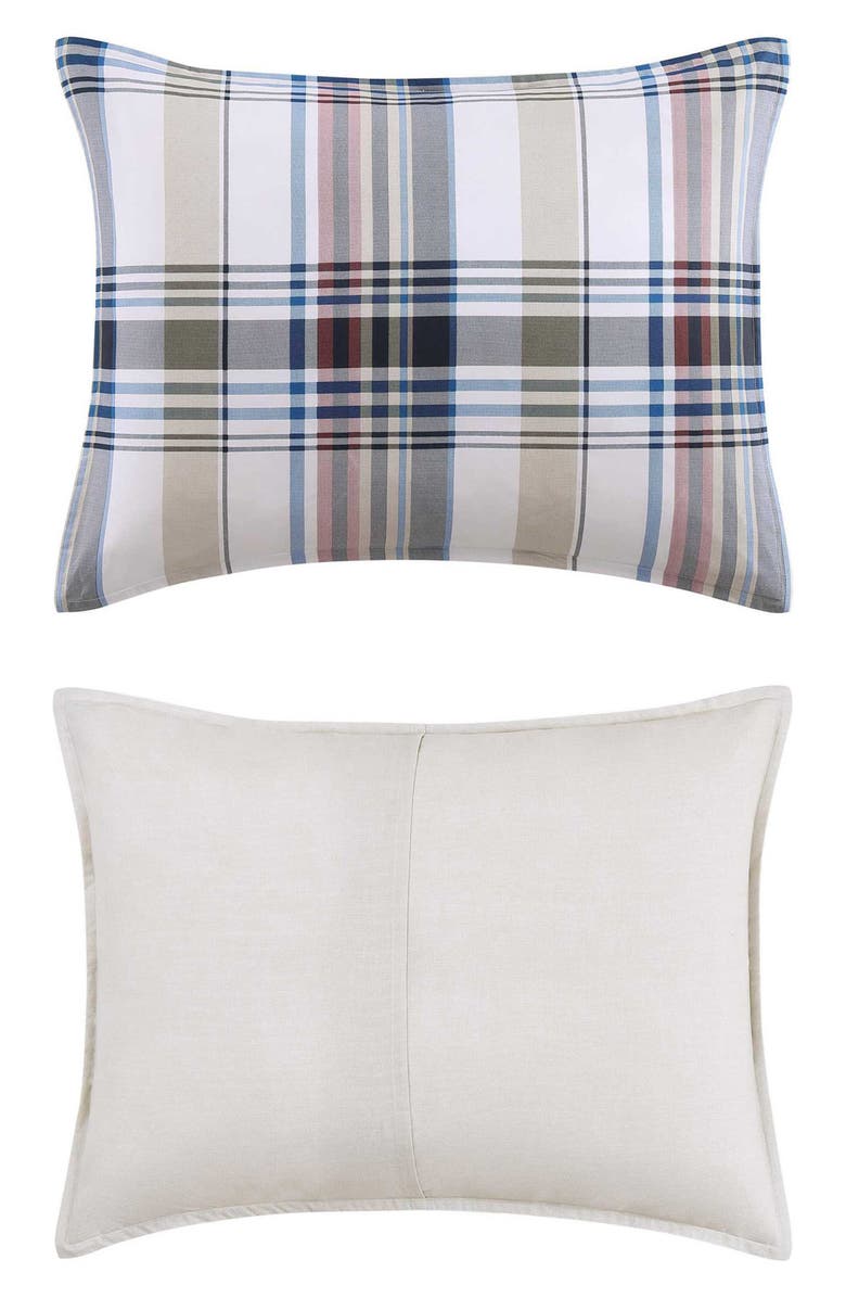 Tommy Hilfiger Waterbury Plaid Comforter & Sham Set, Alternate, color, Medium / Dark Blue