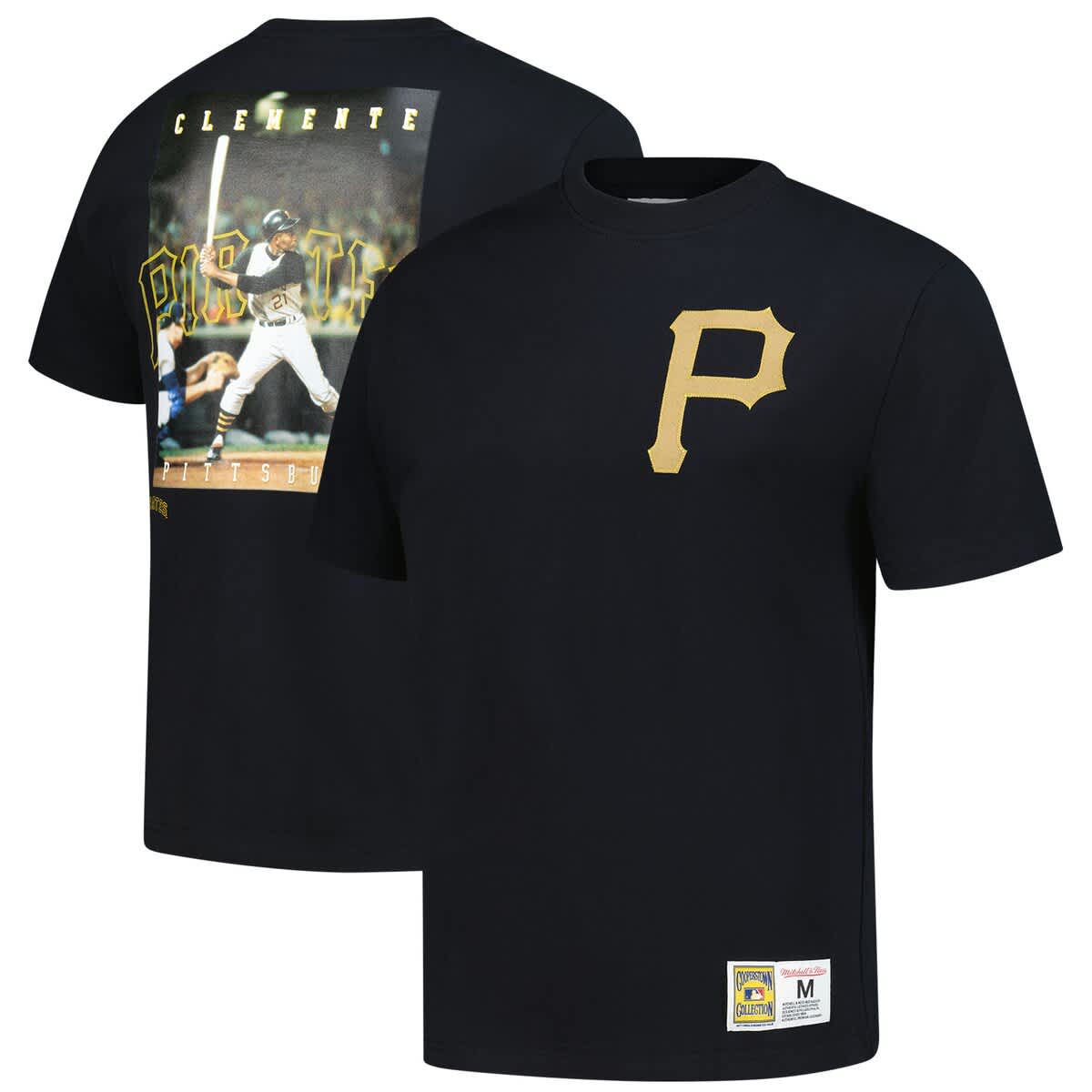 Men's Mitchell & Ness Roberto Clemente Black Pittsburgh Pirates