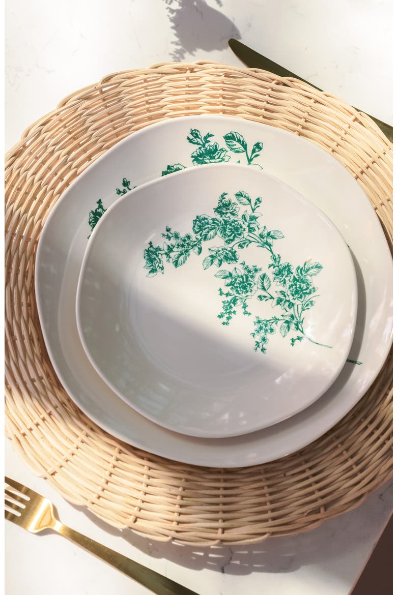 Set of 4 Melamine Dinner Plates (Nordstrom Exclusive), Alternate, color, FOREST MULTI