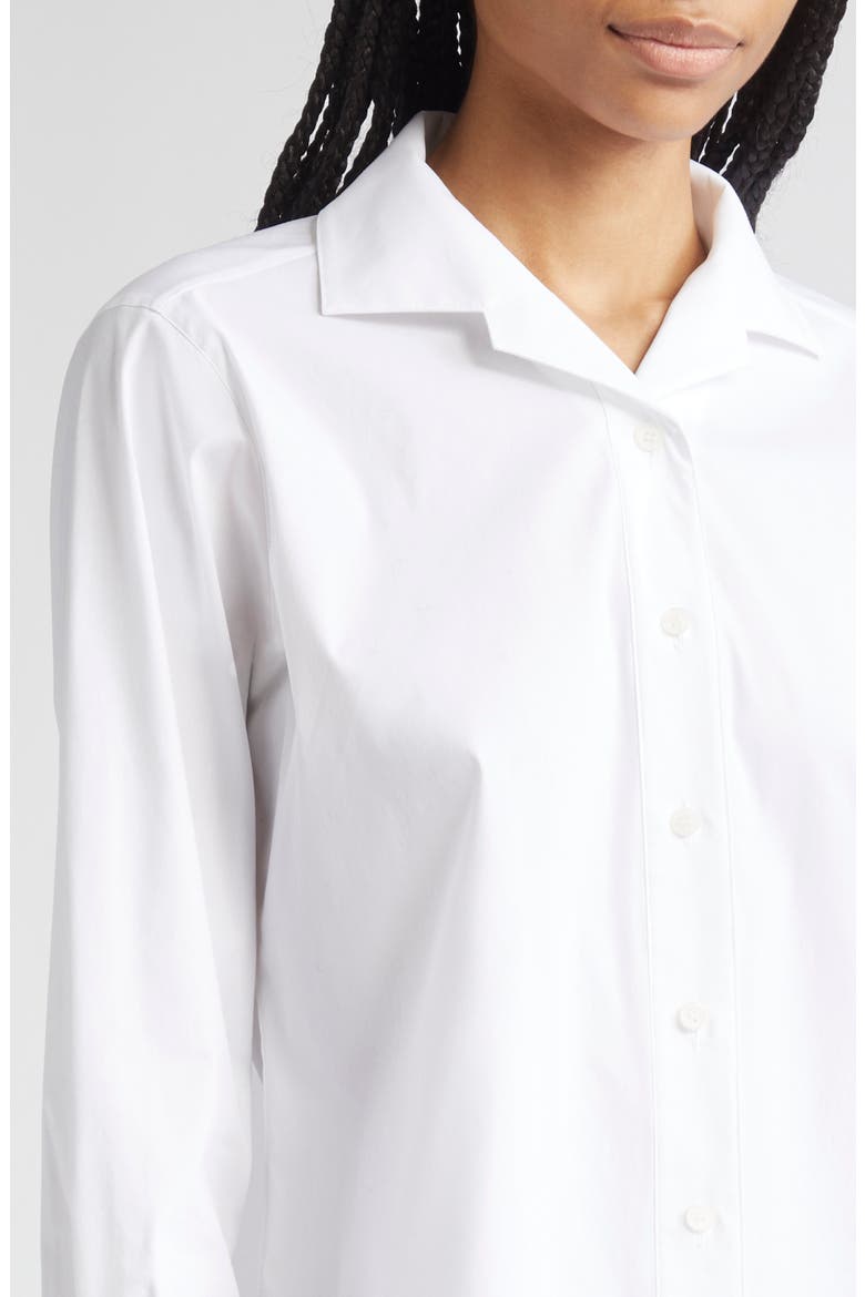 Notch Collar Blouse, Alternate, color, WHITE