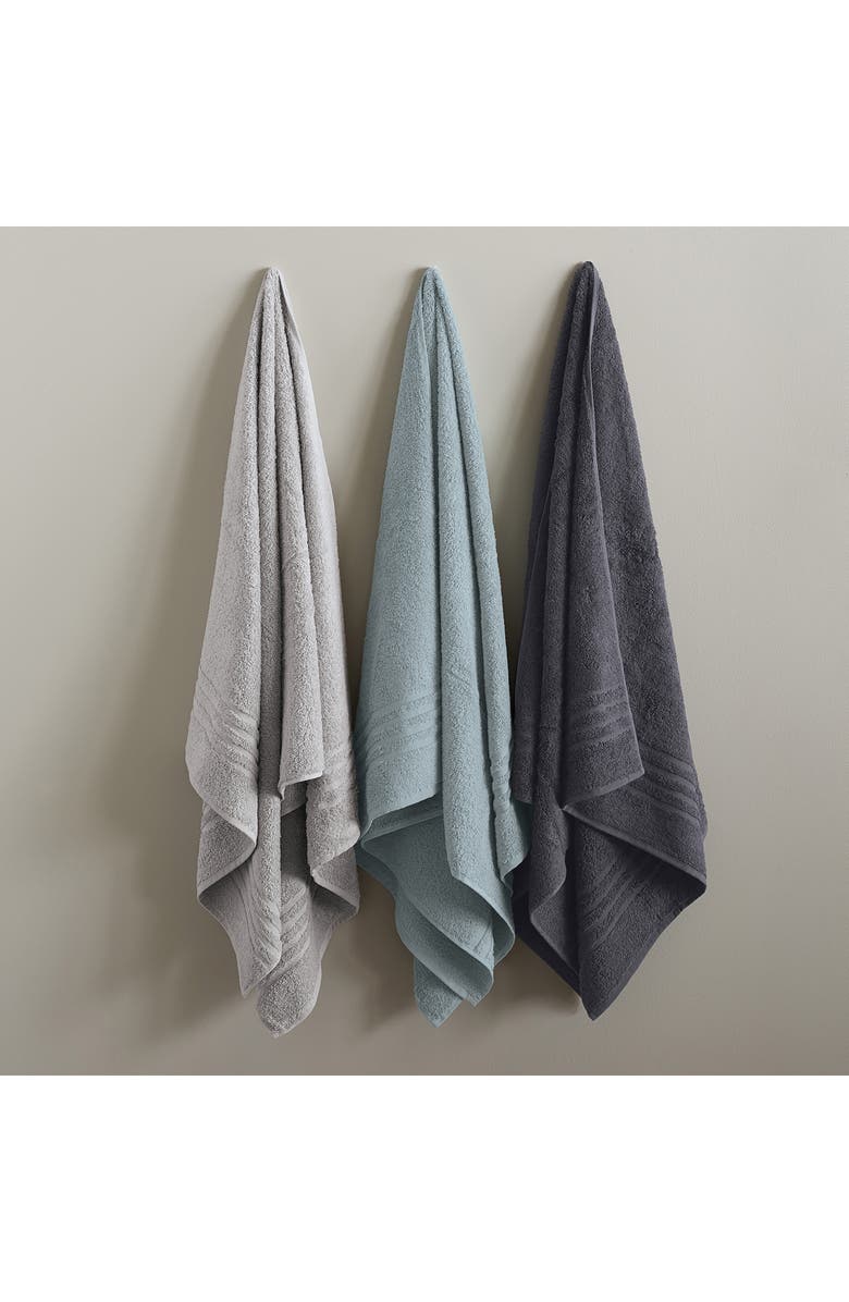 ELLA JAYNE HOME Solid Cotton 4-Piece Towel Set, Alternate, color, Grey