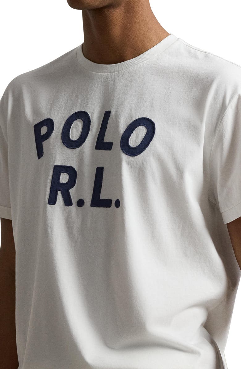 Polo Ralph Lauren Classic Fit Logo Appliqué Cotton T-Shirt, Alternate, color, White