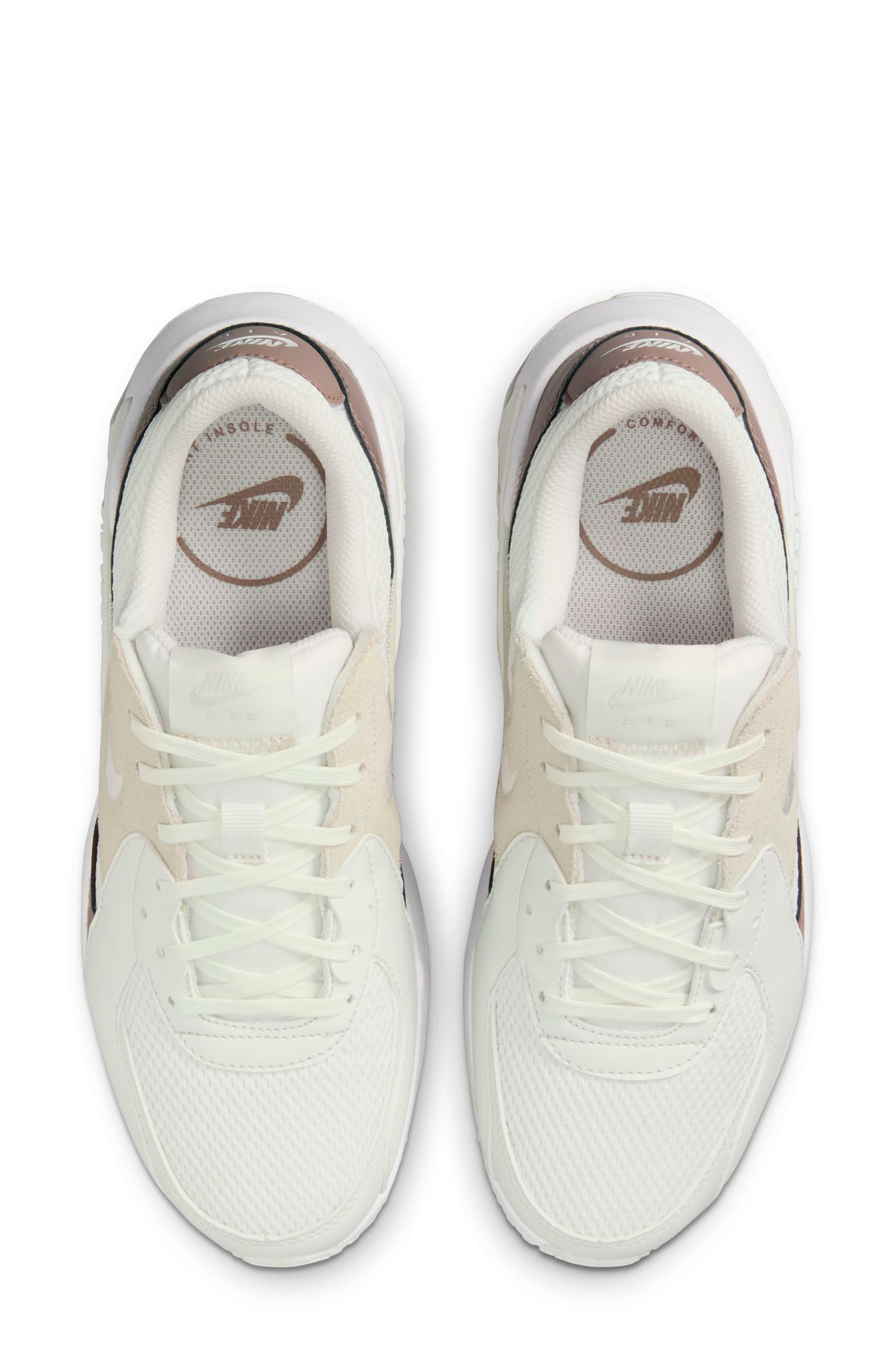 Nike Air Max Excee Sneaker, Alternate, color, White/ Platinum/ Brown