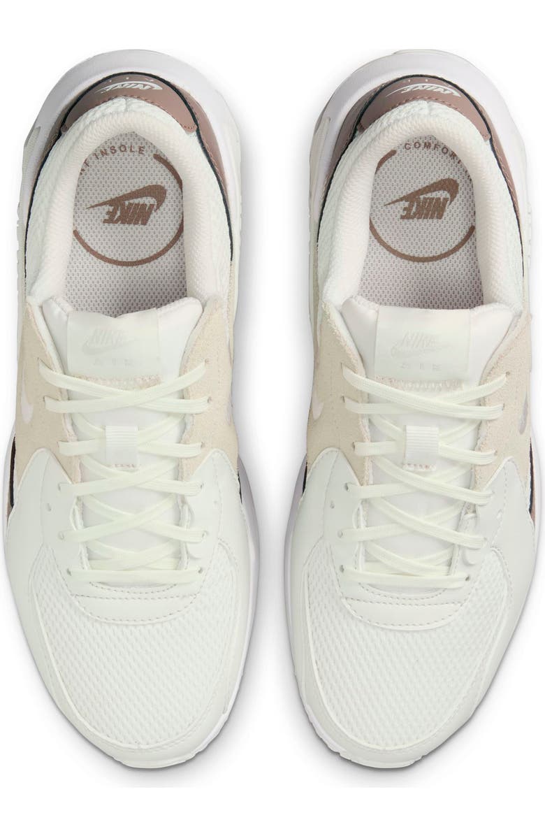 Nike Air Max Excee Sneaker, Alternate, color, White/ Platinum/ Brown