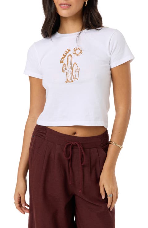Desert Sun Fitted Graphic Tee