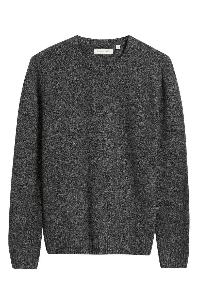 James Campbell Girvan Merino Wool Sweater, Alternate, color, Black
