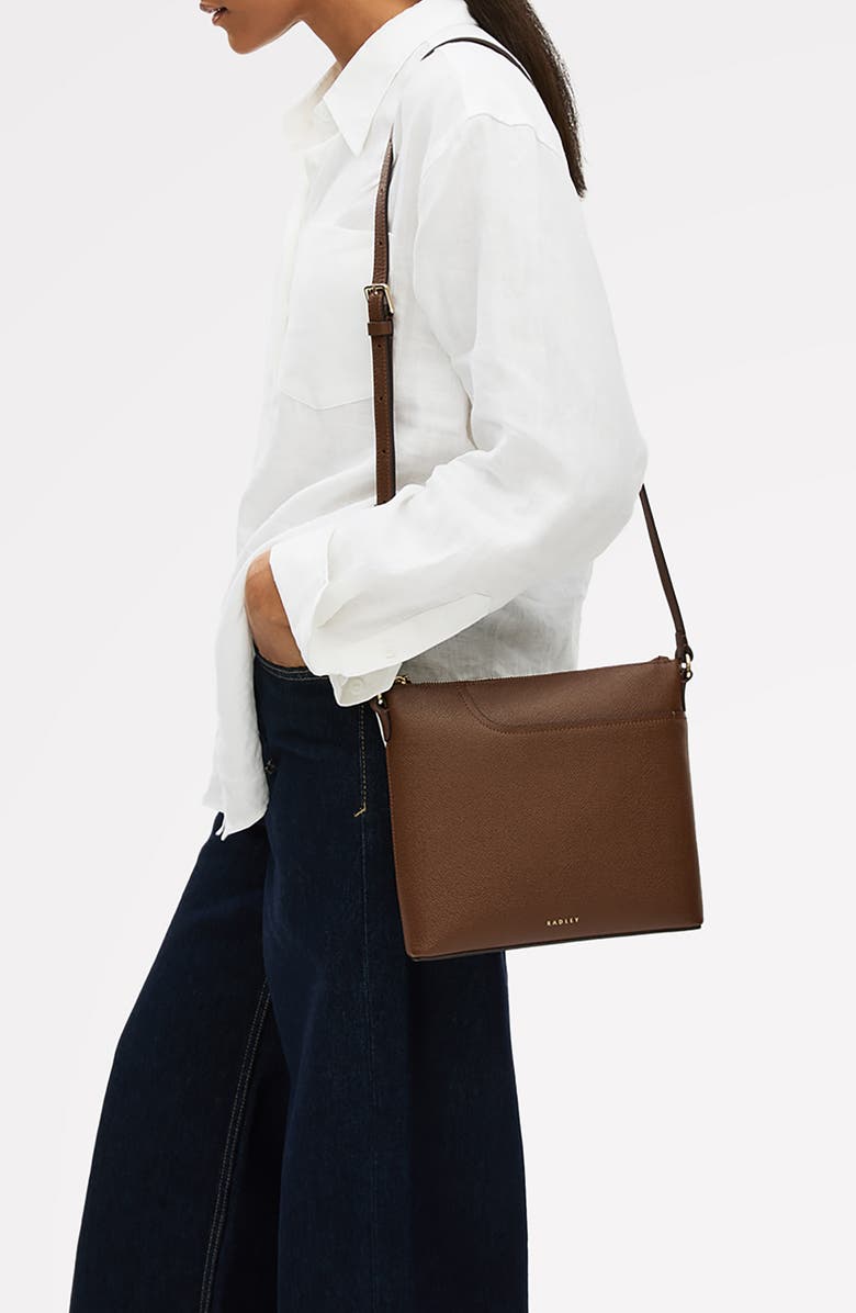 Radley Pockets Textured Small Top Zip Crossbody Bag, Alternate, color,