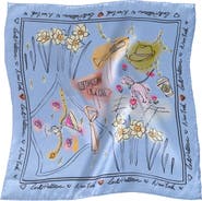 Lost Pattern Nyc In Sketches Pocket Square