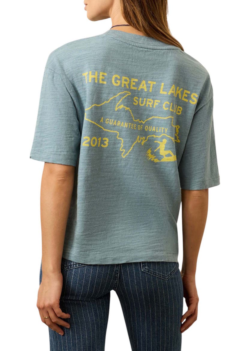 Sunwashed Slub Organic Cotton Graphic T-Shirt, Alternate, color, CITADEL