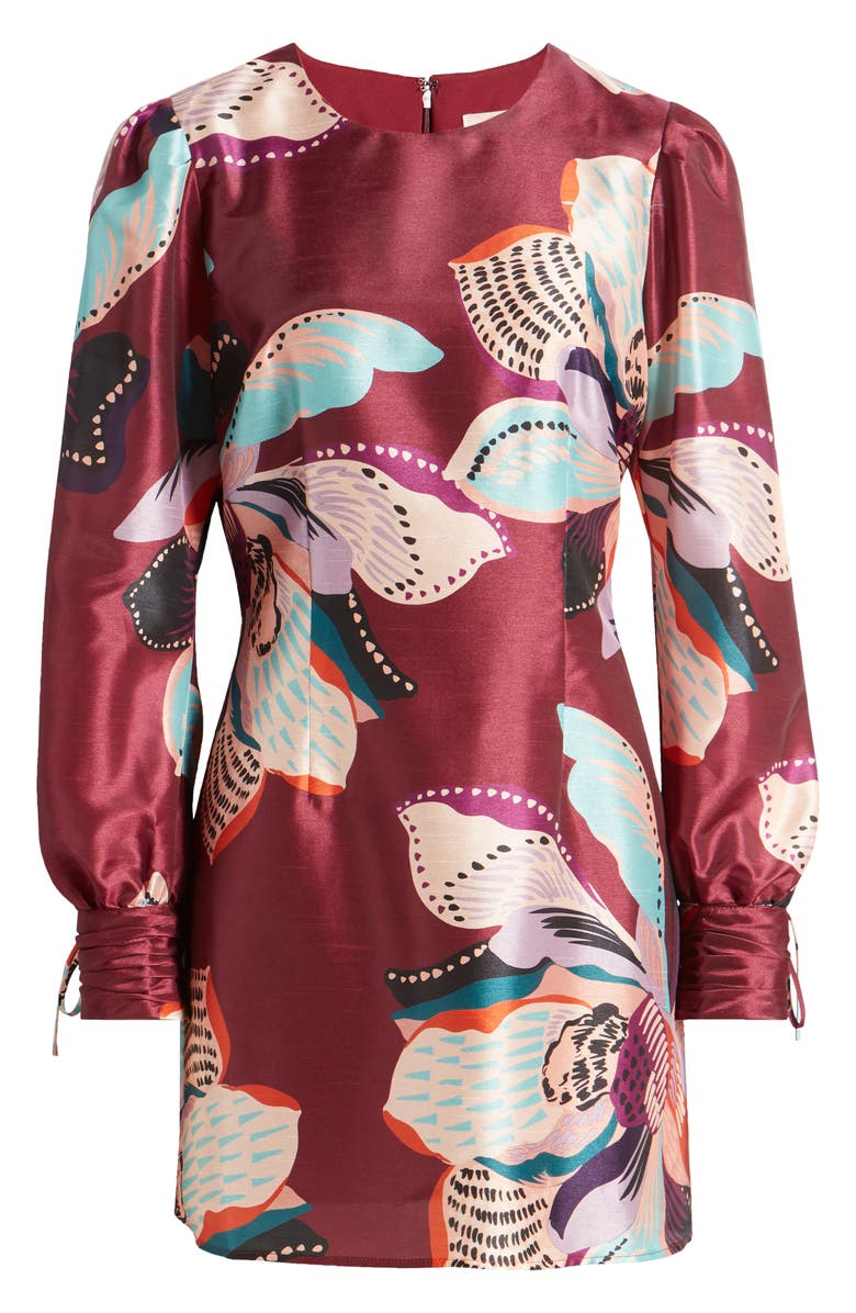 Hutch Puff Shoulder Long Sleeve Minidress, Alternate, color, 