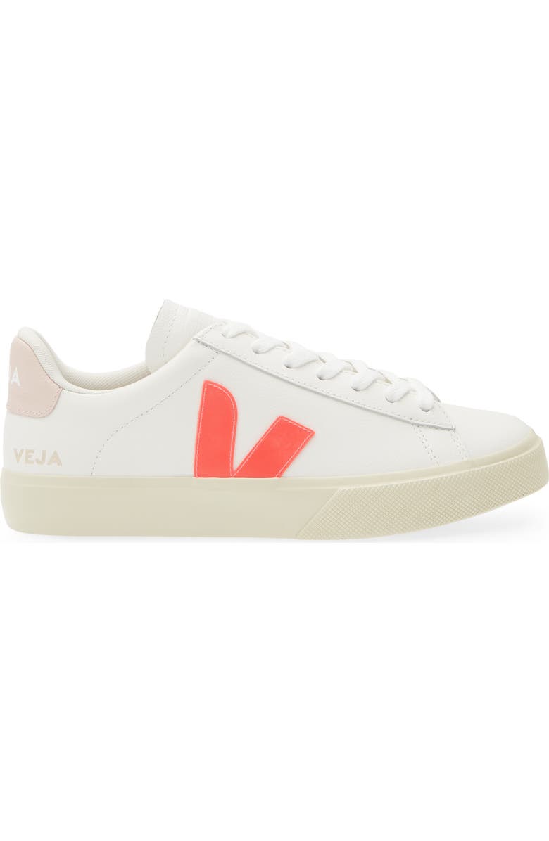 Veja Campo Sneaker, Alternate, color, White Rose-Fluo