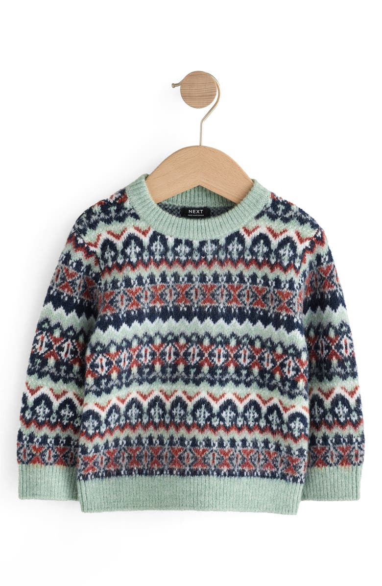 NEXT Kids' Fair Isle Sweater, Main, color, Blue
