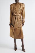 Saint Laurent Double Breasted Trench Coat