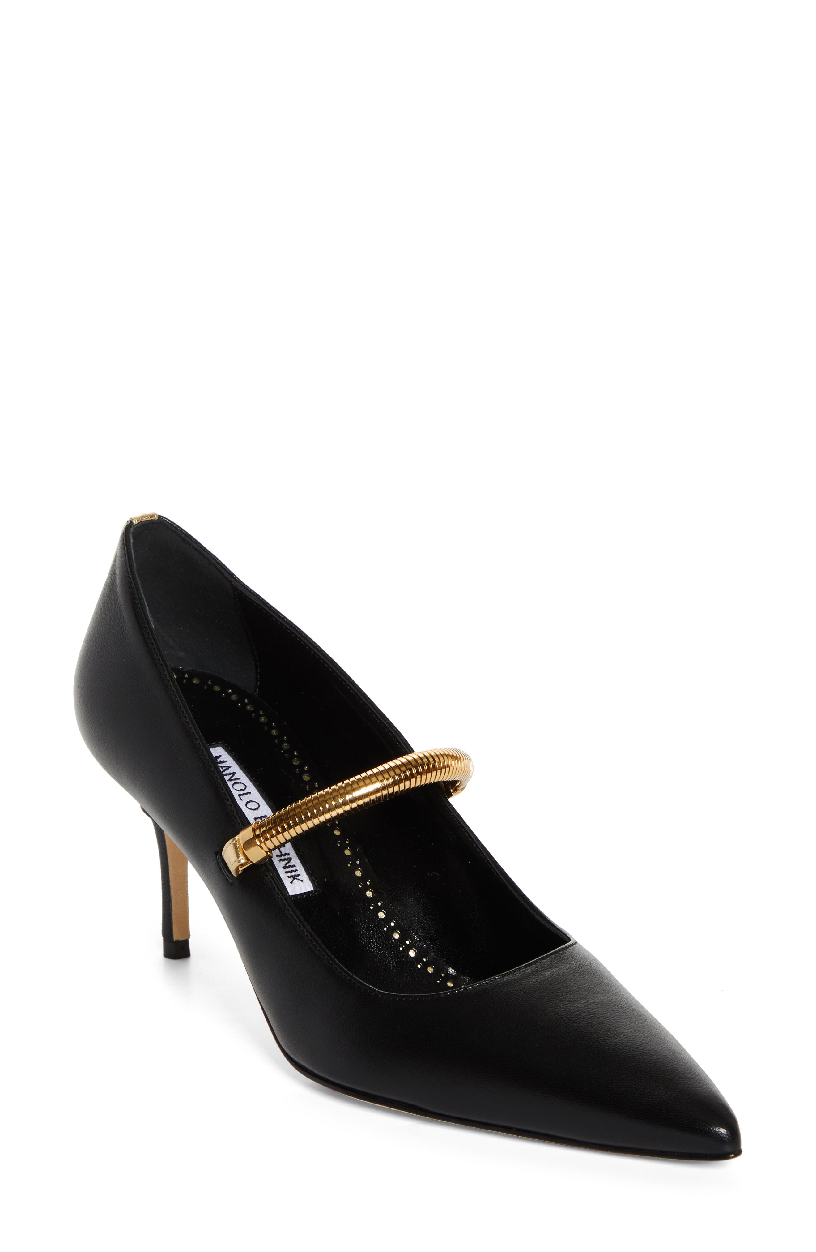 Peleona Mary Jane Pump, Main, color, BLACK/ GOLD