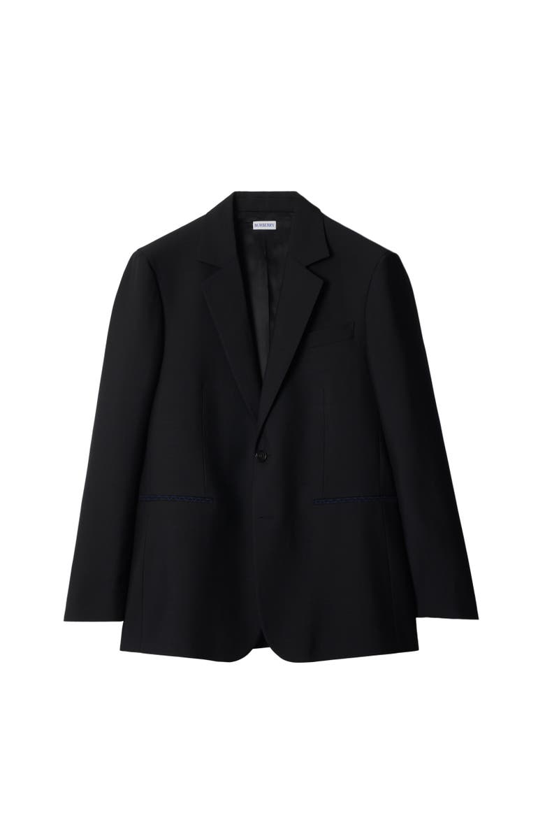 Wool Tailored Jacket, Alternate, color, Black