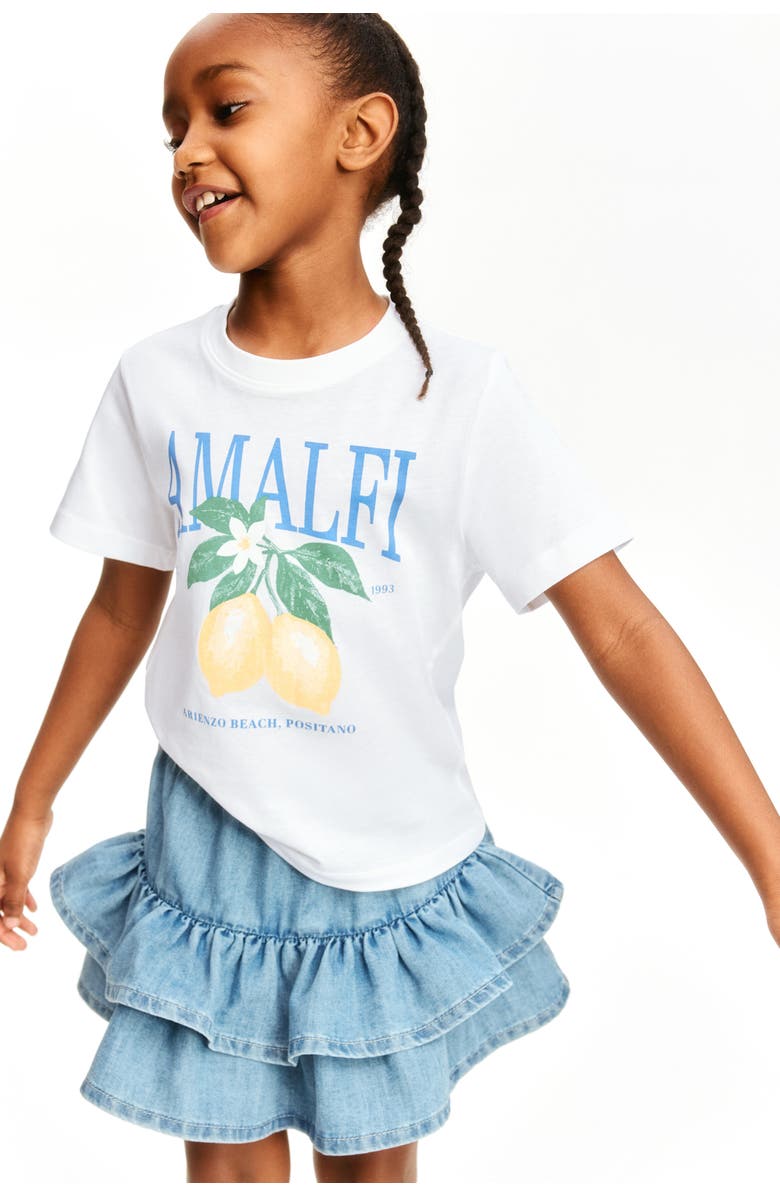 H&M 5-pack cotton t-shirts, Alternate, color, White/Amalfi