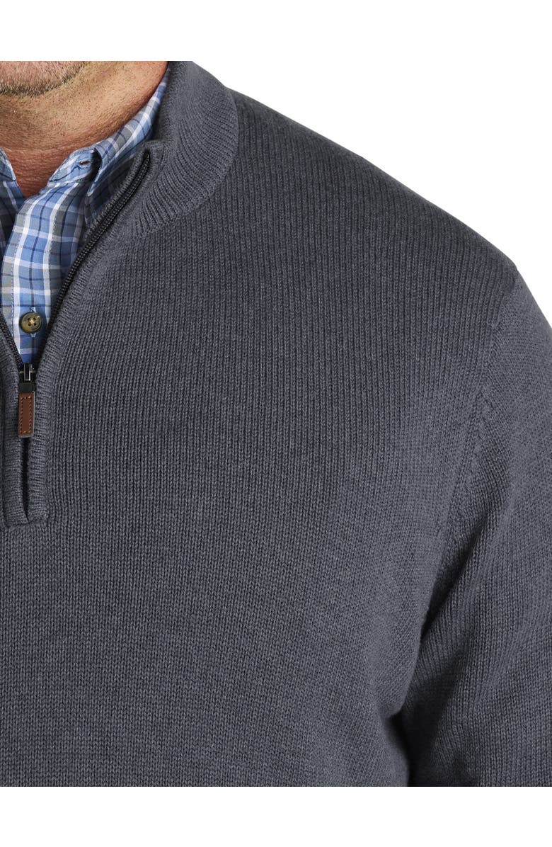 Oak Hill by DXL Marled 1/4-Zip Sweater, Alternate, color, 