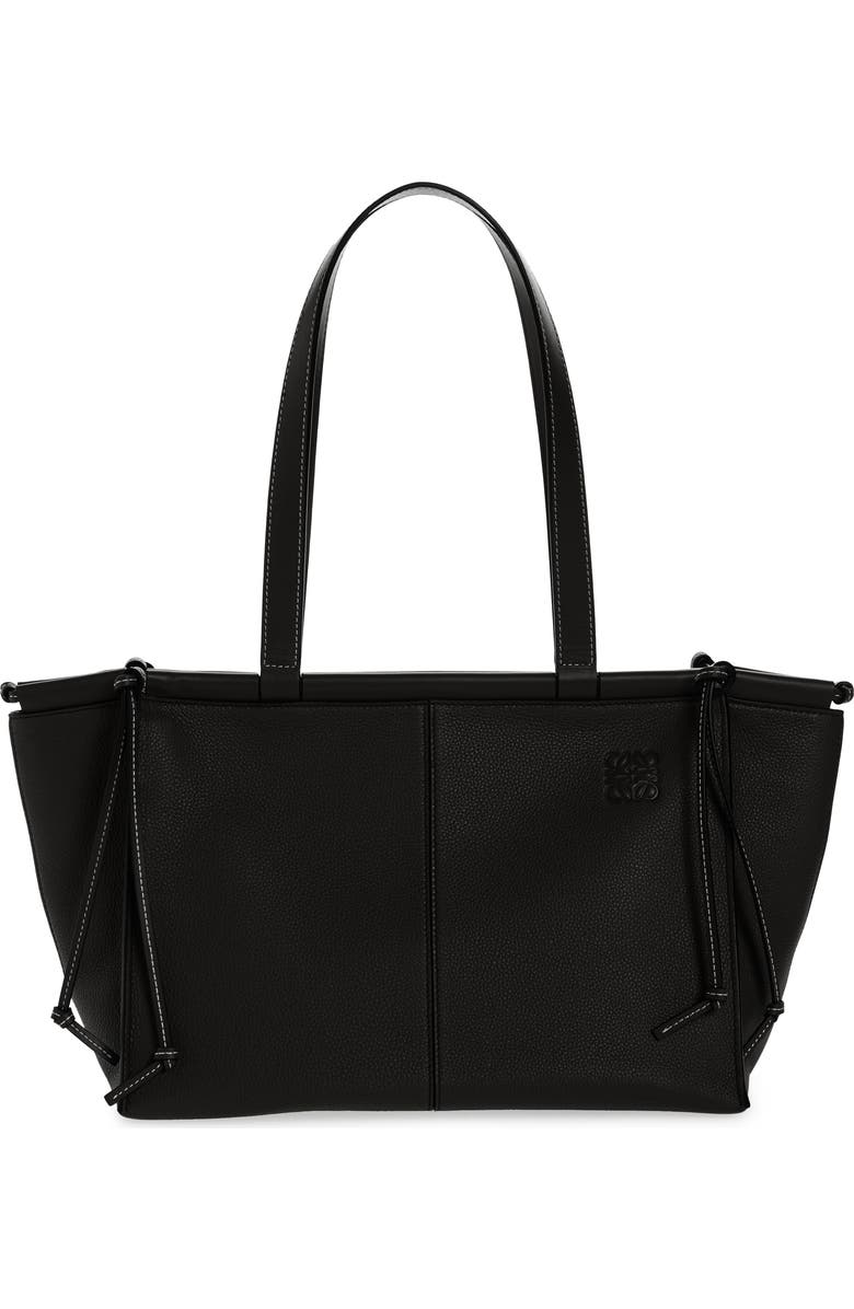Loewe Small Cushion Leather Convertible Gusset Tote, Main, color,