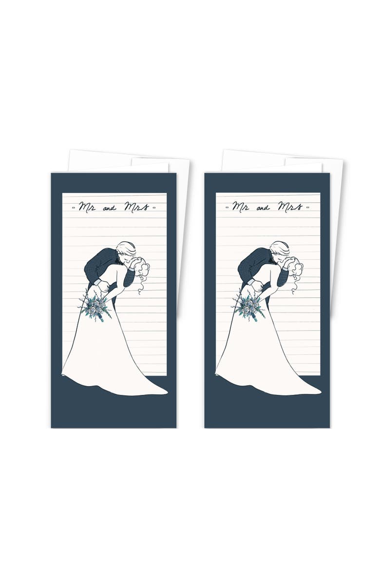Ramus & Co 2ct Mr. and Mrs. Long Greeting Card Pack, Main, color, Multi-Pack