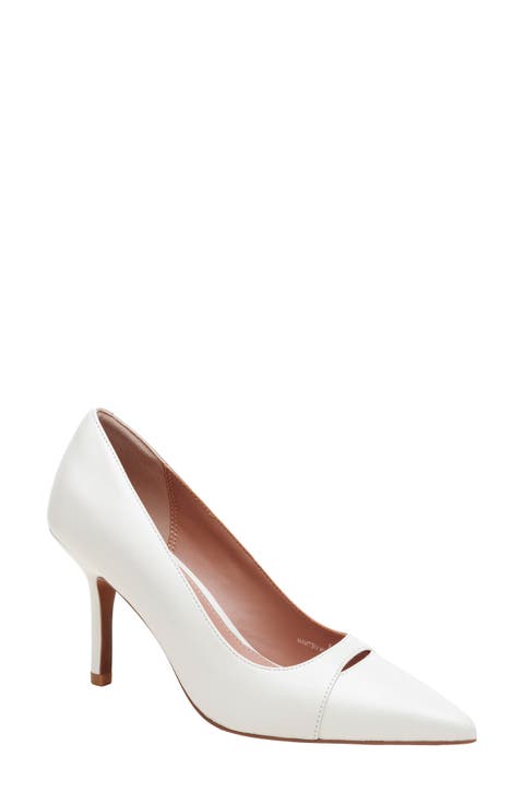 Prue Pointed Cap Toe Pump (Women)
