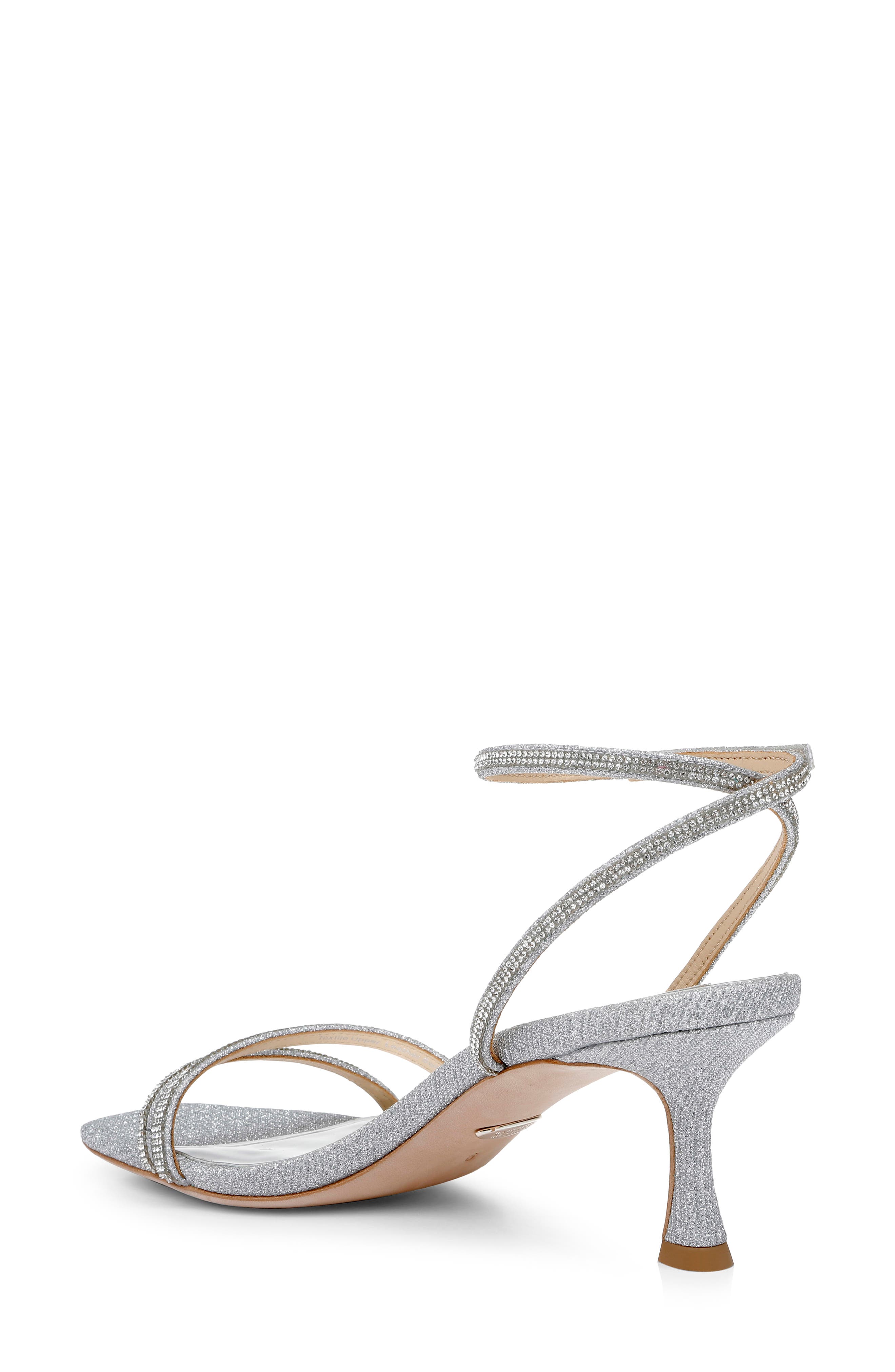 Ultra Ankle Strap Sandal, Alternate, color, SILVER