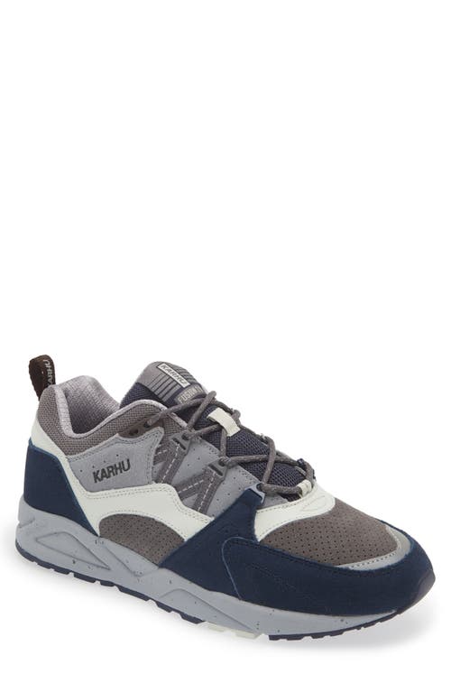 Karhu Gender Inclusive Fusion 2.0 Sneaker in Mood Indigo /Smoked Pearl 