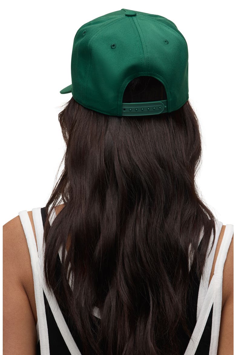 Embroidered Reverse Logo Snapback Baseball Hat, Alternate, color, BLACK FOREST