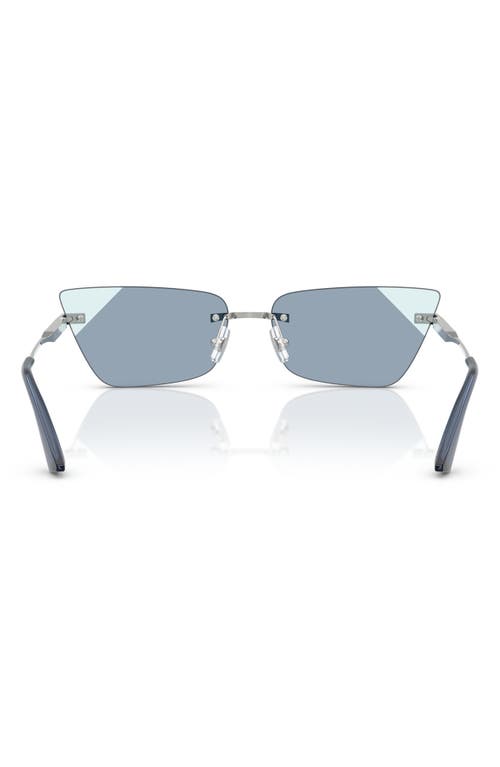 Jimmy Choo 60mm Cat Eye Sunglasses In Metallic