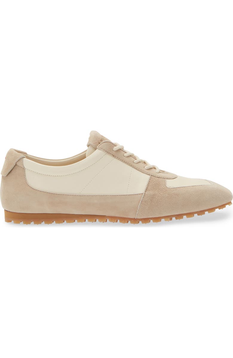aeyde Uma Two-Tone Sneaker, Alternate, color, Creamy / Sand