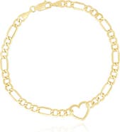 The Lovery Fine Jewelry Figaro Heart Bracelet