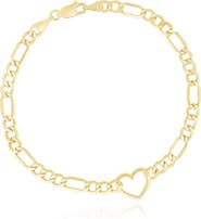 The Lovery Fine Jewelry Figaro Heart Bracelet