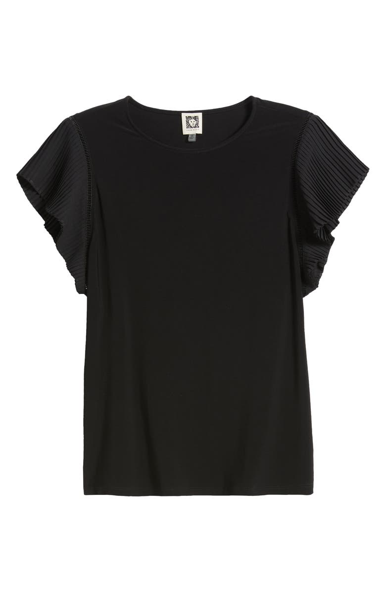 Anne Klein Pleated Sleeve Top, Alternate, color,
