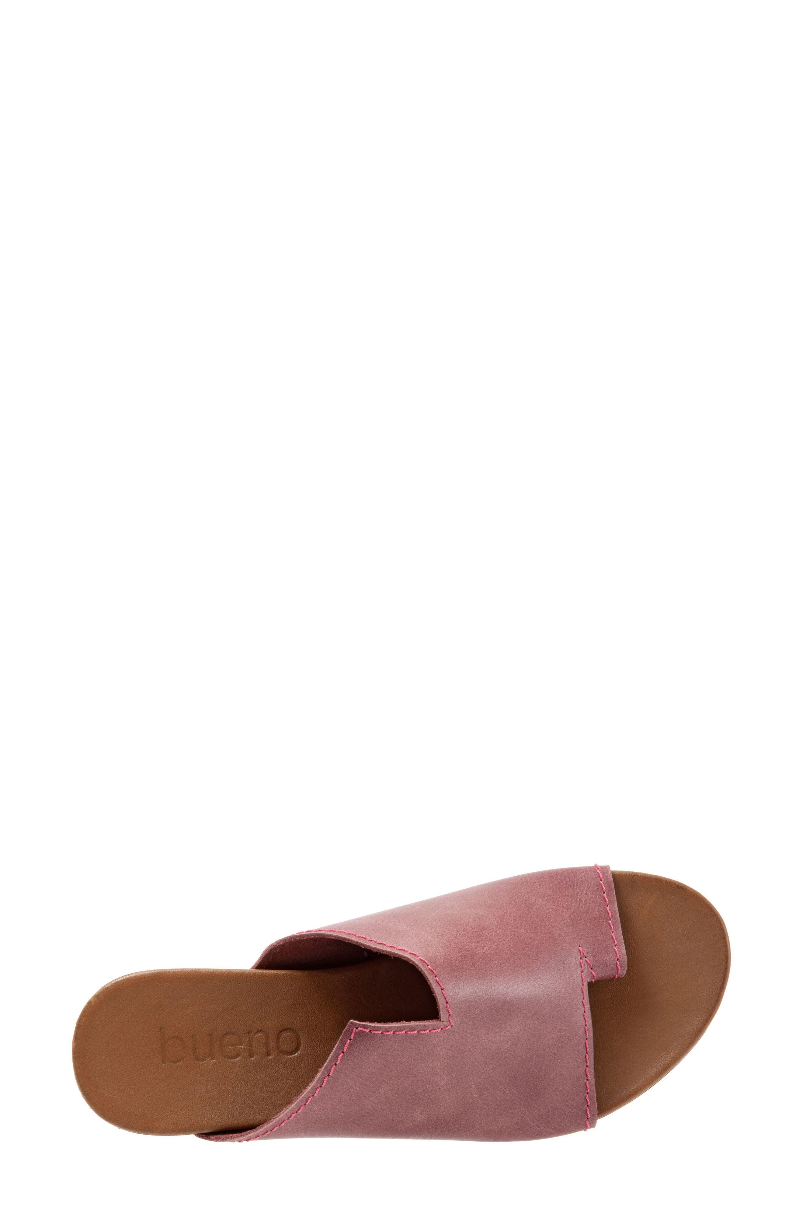 Tulla Slide Sandal, Alternate, color, BORDEAUX LEATHER