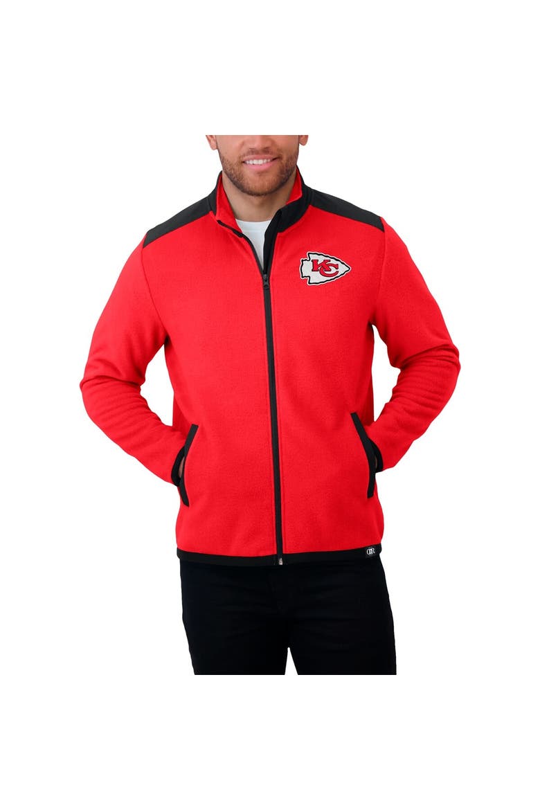 Men's Darius Rucker Collection by Fanatics Red Kansas City Chiefs Color Block Polar Fleece Full-Zip Jacket, Alternate, color, Red