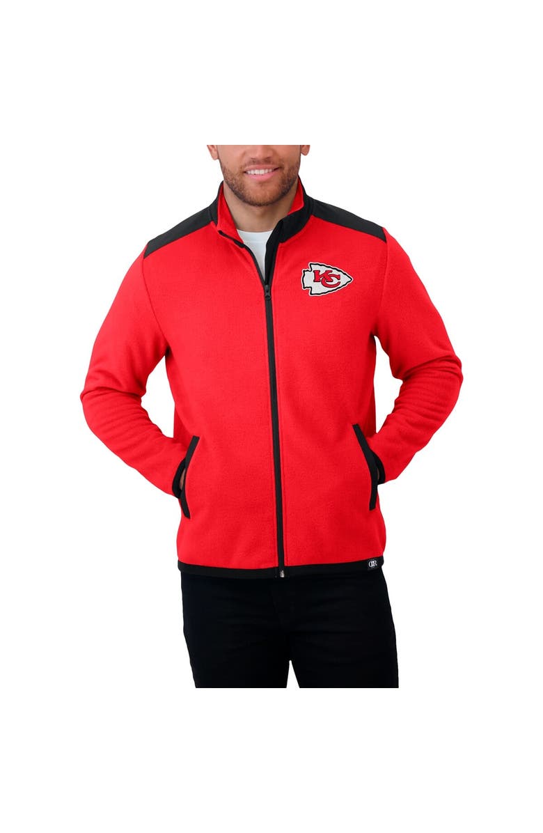 Darius Rucker Collection by Fanatics Men's Darius Rucker Collection by Fanatics Red Kansas City Chiefs Color Block Polar Fleece Full-Zip Jacket, Alternate, color, 
