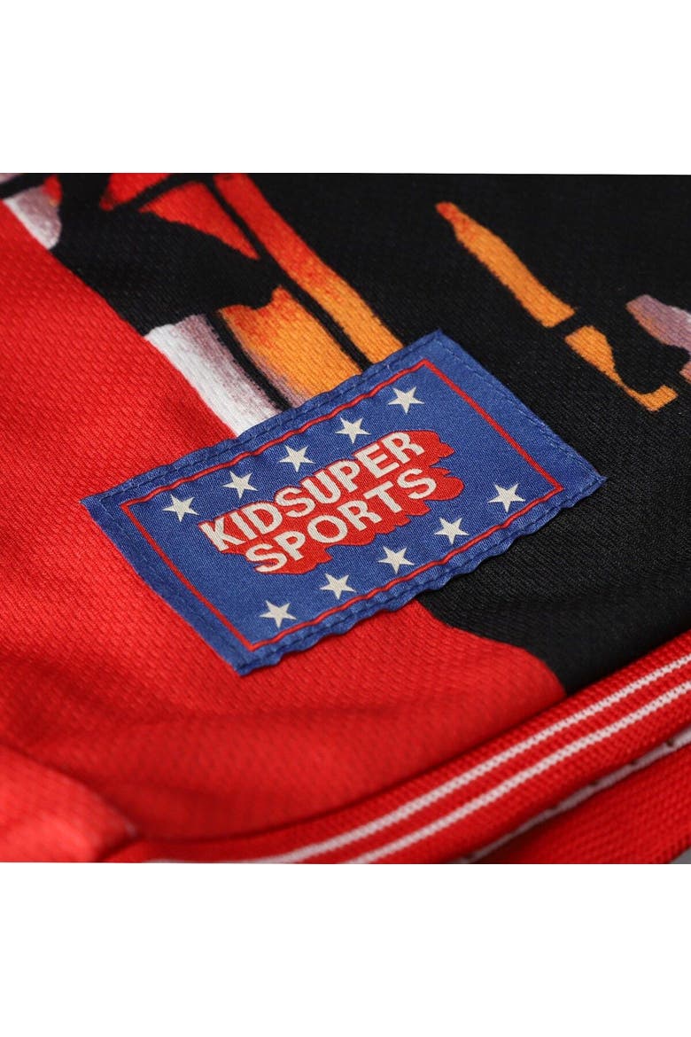 Unisex NBA & KidSuper Studios by Fanatics Red Chicago Bulls Hometown Shorts, Alternate, color, Red