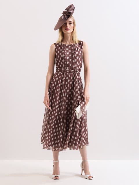 Lucinda Midi Spot Dress