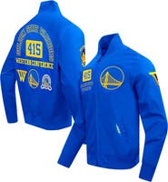 PRO STANDARD Men's Pro Standard Royal Golden State Warriors Area Code Full-Zip Jacket