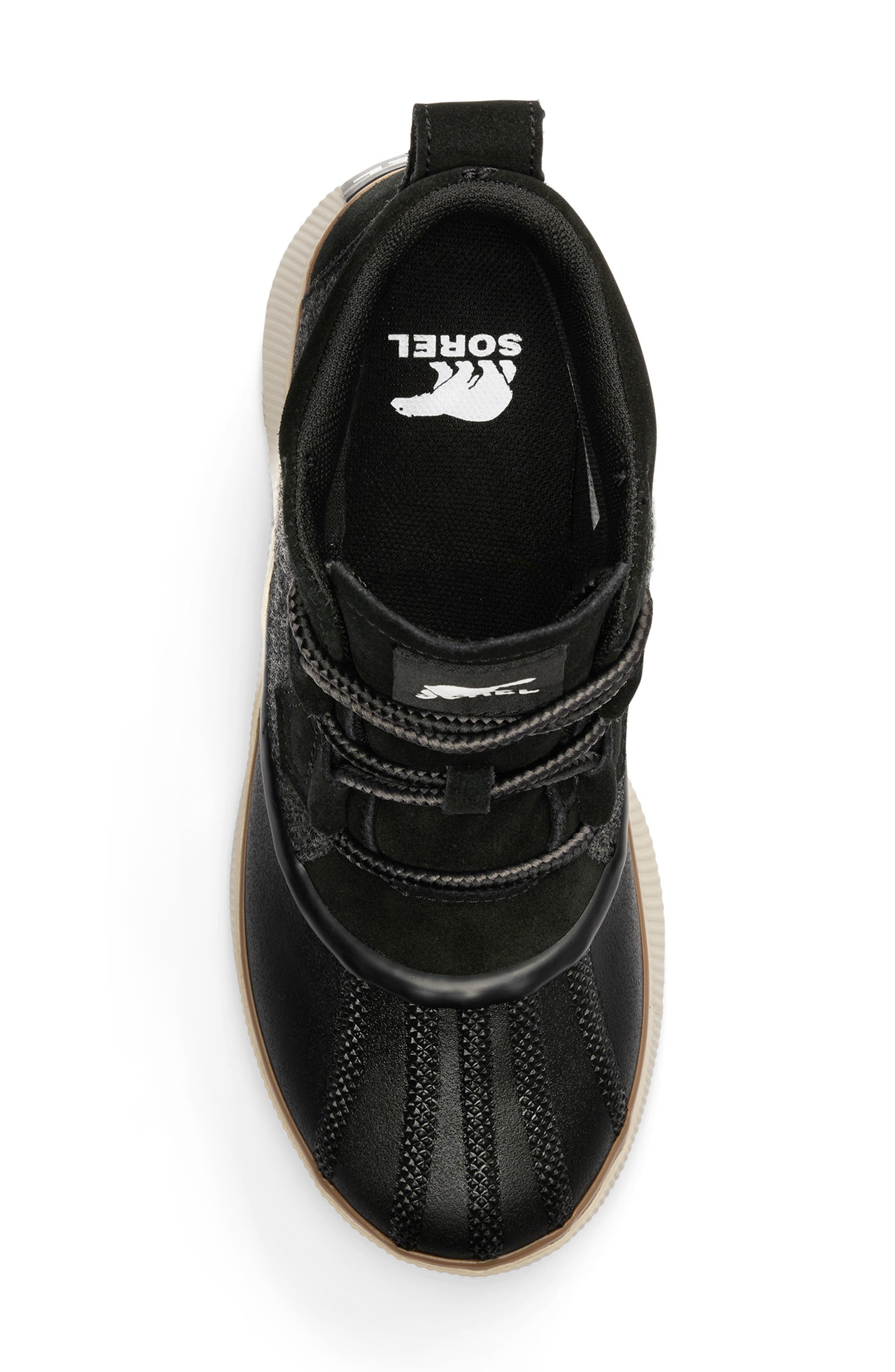 SOREL Out N About IV Classic Waterproof Duck Boot, Alternate, color, Black/ Chalk