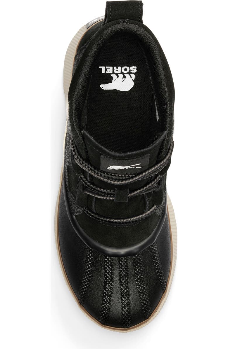 SOREL Out N About IV Classic Waterproof Duck Boot, Alternate, color, Black/ Chalk