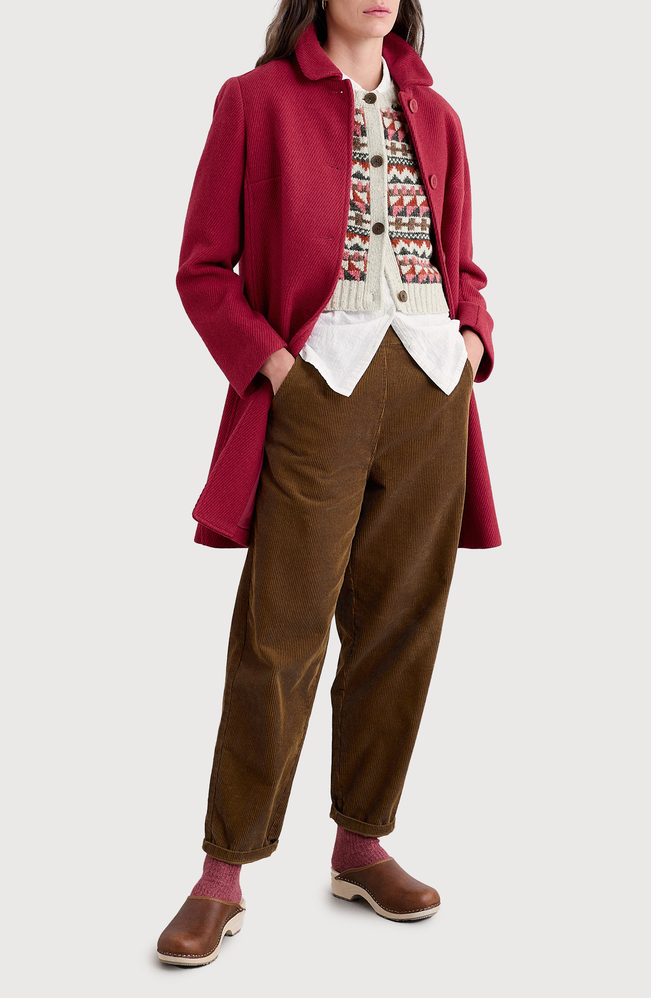 Wood Cabin Coat