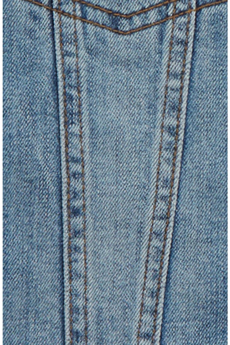 Distressed Denim Boyfriend Jacket, Alternate, color, WORN IN WASH