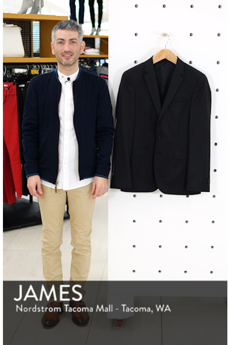 Ryan CYL Extra Slim Fit Solid Wool Blazer video